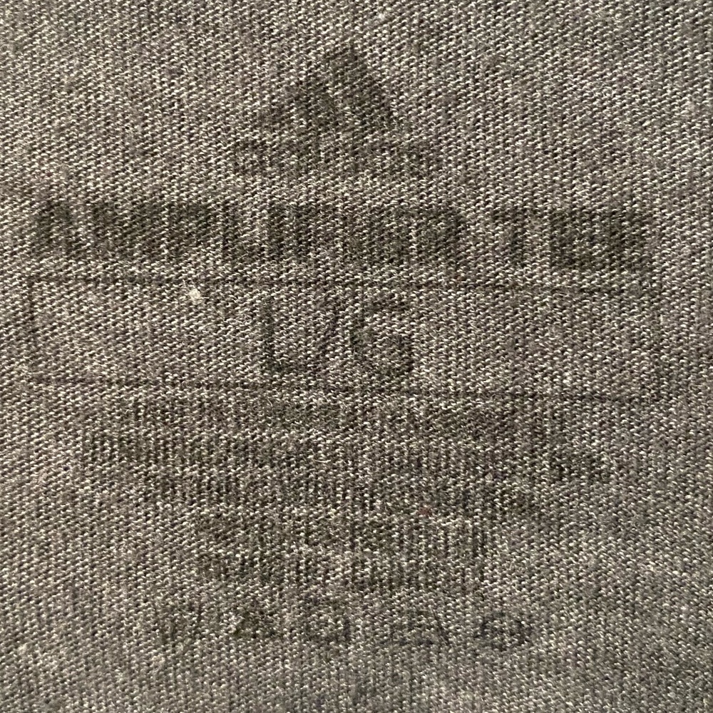 Adidas Grey Long Sleeve T Shirt Men's